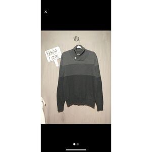 Retro-fit nice grey sweater size large